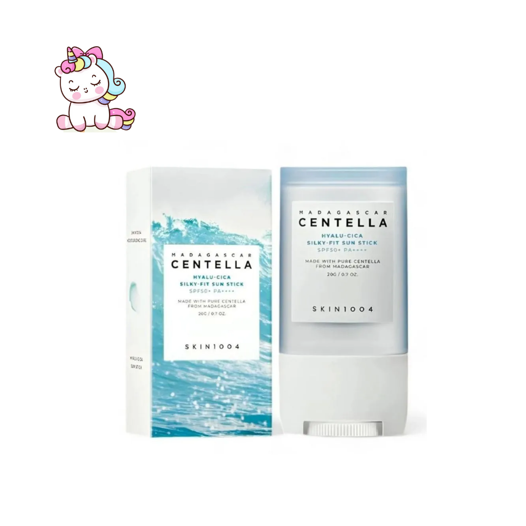 SKIN1004 Madagascar Centella Hyalu-Cica Silky-Fit Sun Stick SPF50+ PA++++ – Protector Solar en Barra