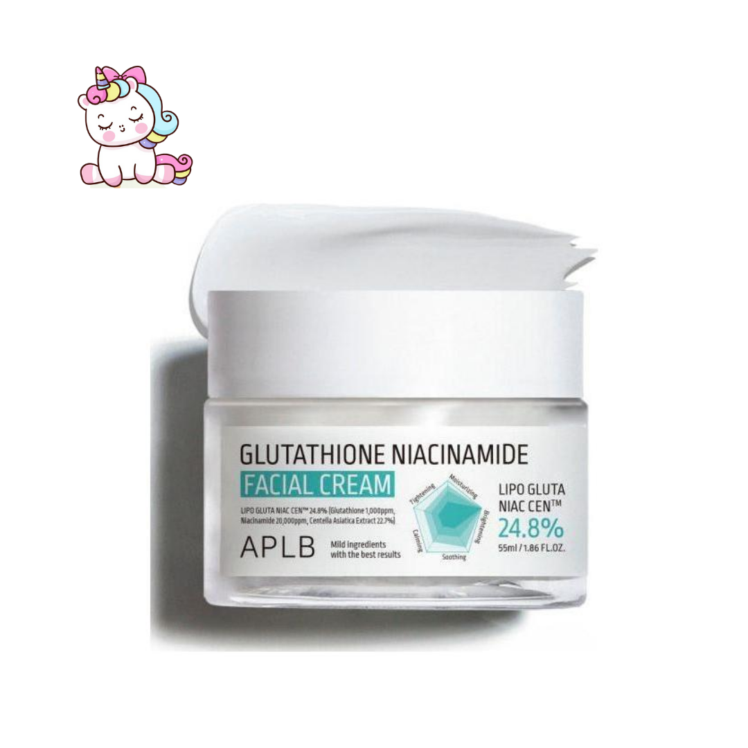 Glutathione & Niacinamide Facial Cream – Crema Facial Revitalizante