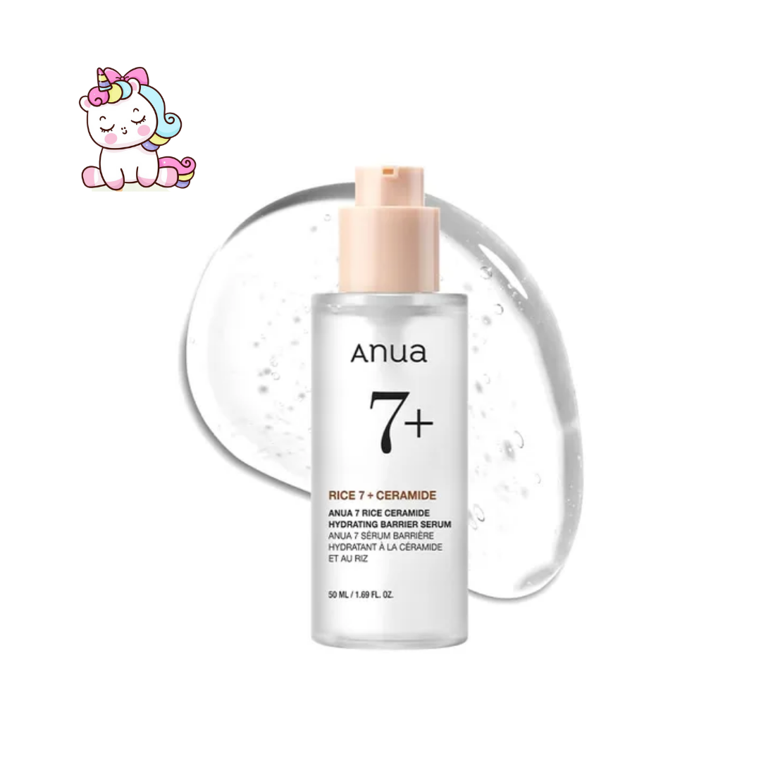 ANUA 7 Rice Ceramide Hydrating Barrier Serum – Suero Hidratante y Fortalecedor de Barrera