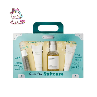 Mixsoon - Set de Cuidado Facial Hidratante Glass Skin Suitcase