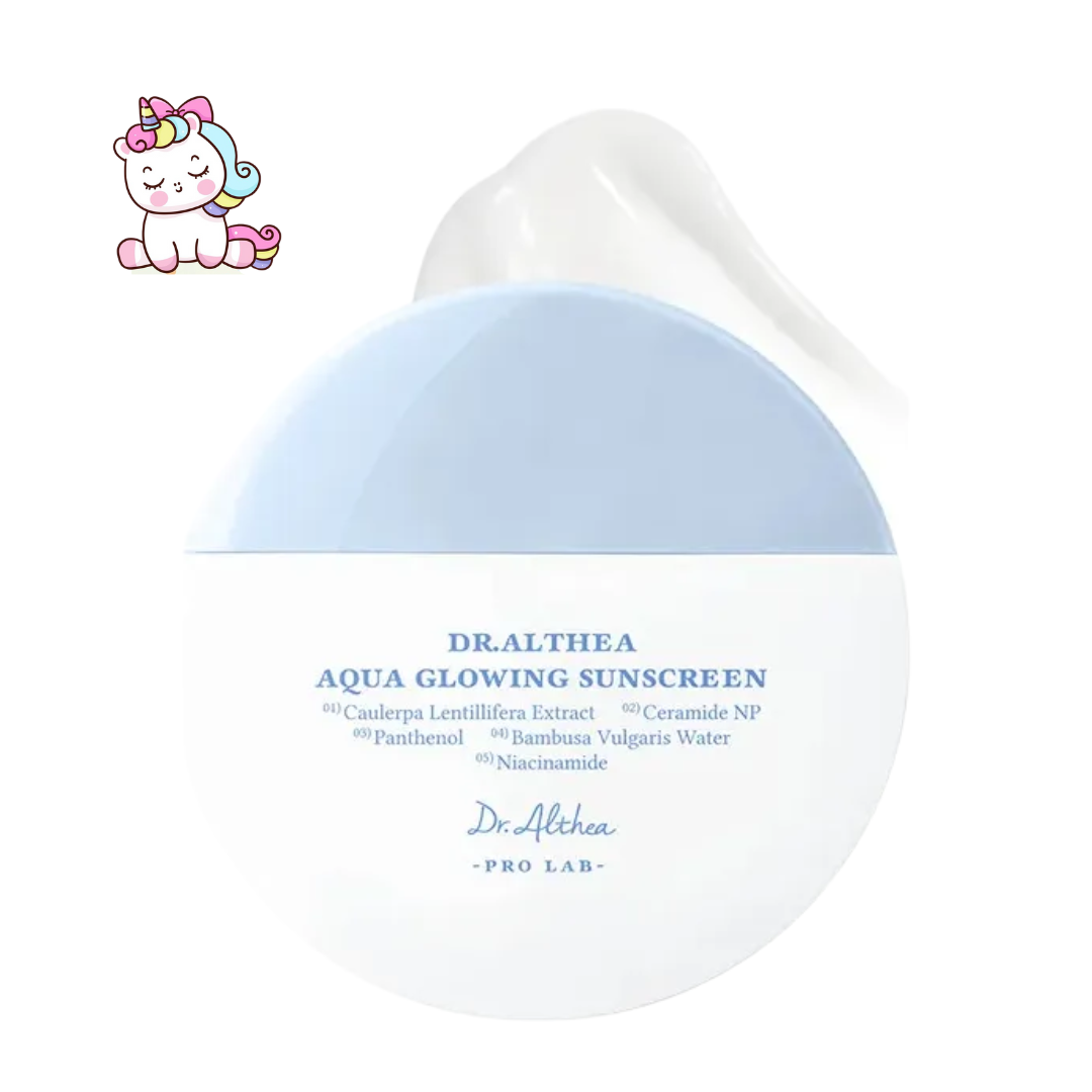 Aqua Glowing Sunscreen Dr. Althea – Protector Solar Hidratante 45 ml