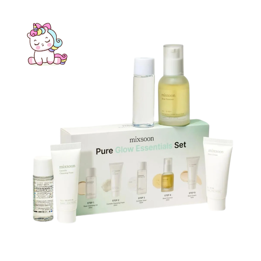 Mixsoon Pure Glow Essentials Set – Set de Cuidado Facial 5 Piezas