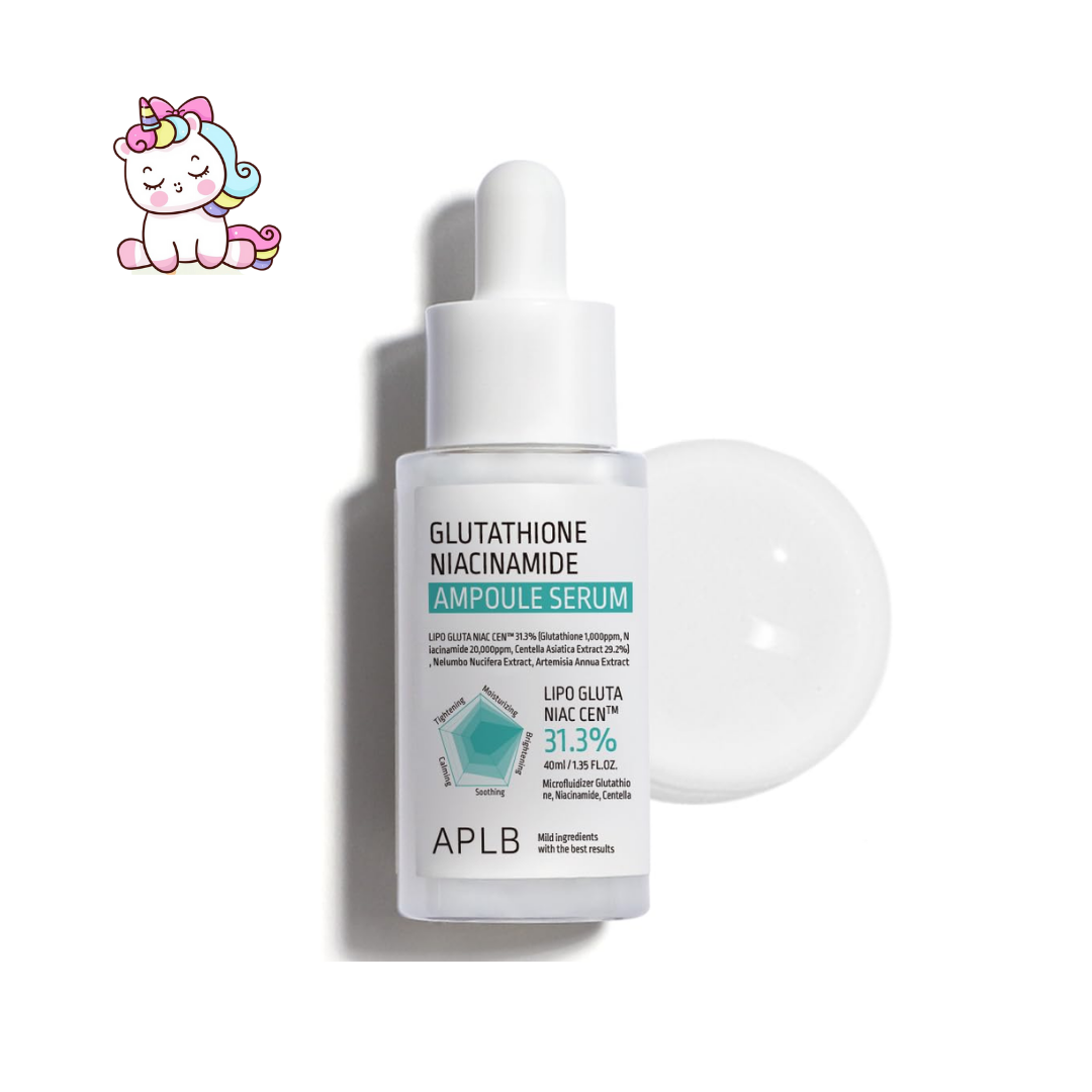 APLB Glutathione & Niacinamide Ampoule Serum – Suero Iluminador e Hidratante