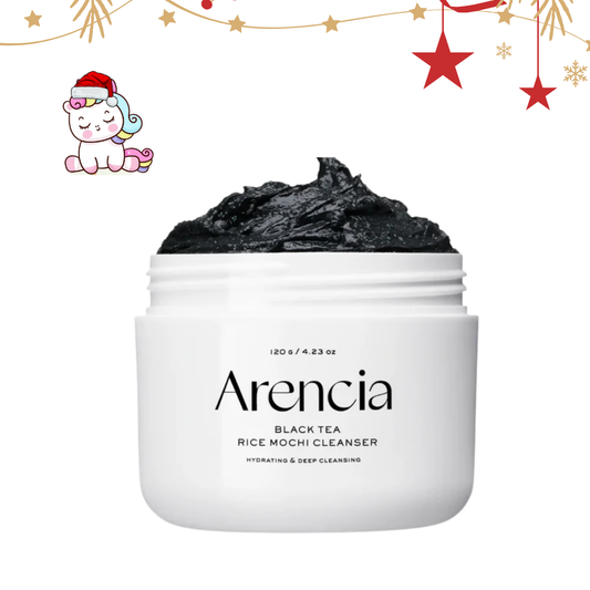 Arencia Black Tea Rice Mochi Cleanser (120 G)