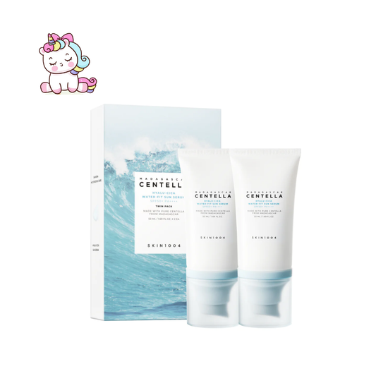 SKIN1004 Hyalu-Cica Water-Fit Sun Serum Twin Pack – Protector Solar Facial SPF50+ PA++++