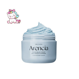 Arencia Fresh Blue Hyssop Rice Mochi Cleanser