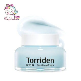 Torriden - Crema Aliviadora DIVE-IN Low Molecular Hyaluronic Acid Soothing Cream