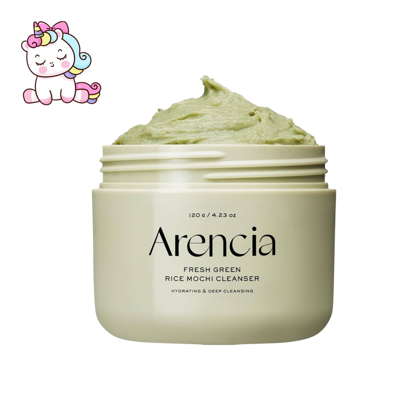 Fresh Green Rice Mochi Cleanser 120gr - ARENCIA