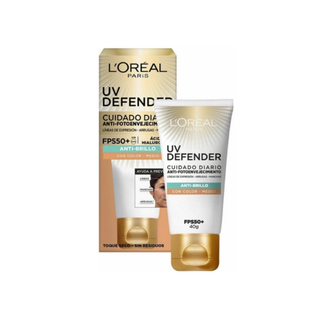 UV Defender Cuidado Diario Anti-Fotoenvejecimiento Anti-Brillo FPS 50+ – L’Oréal Paris